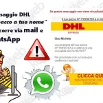 Finto messaggio DHL: 