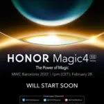 Honor Magic 4 e Magic 4 Pro: primo teaser e specifiche