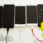 iPhone 8 Plus vs Samsung Galaxy Note 8 vs OnePlus 5 vs HTC U11, gli Speedy Gonzales della ricarica rapida