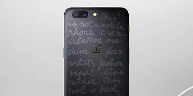 OnePlus 5 JCC+ Limited Edition disponibile dal 2 ottobre su OnePlus.net