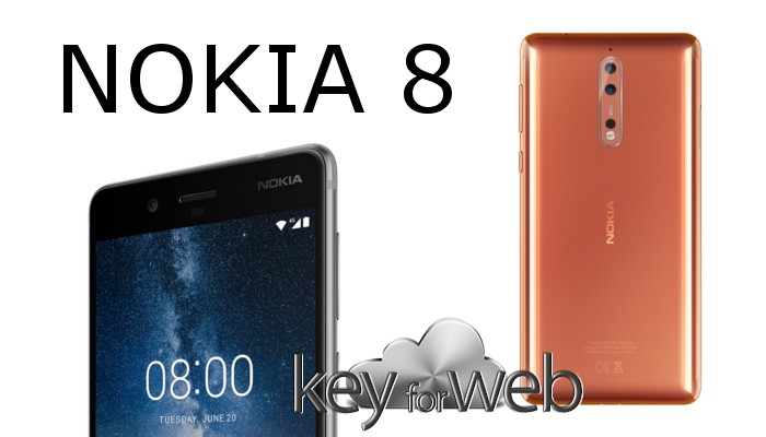 Massiccio l'aggiornamento Nokia 8 che porta con sè Android 8.0 Oreo