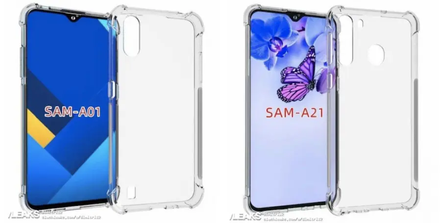 Svelati i design dei Galaxy A01 e A21 di Samsung