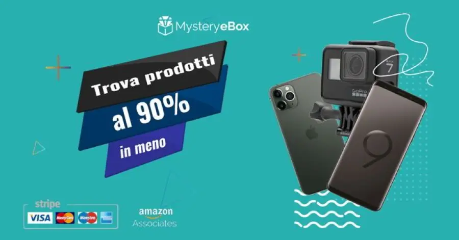 Mystery E-Box acquista giocando e vinci iPhone, MacBook e tanto altro!