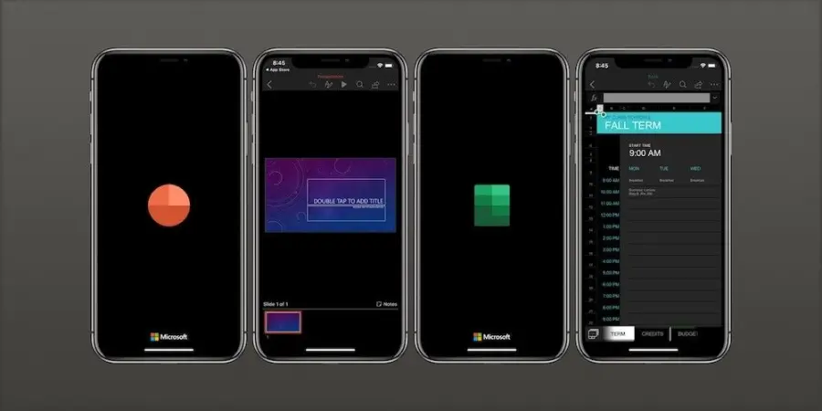 iOS 13: Dark Mode disponibile anche per Microsoft Office