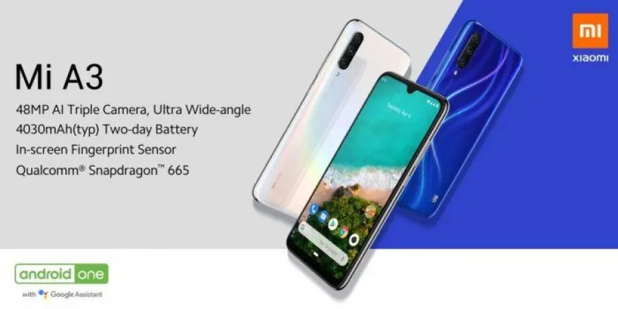 Xiaomi Mi A3 è ufficiale in Italia, svelato il prezzo e la data di lancio