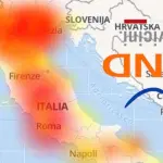 Problemi Wind Down 7 maggio con segnalazioni da Roma, Milano e Napoli