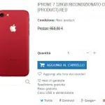 iPhone 7 Red Edition 128GB ricondizionato, pari al nuovo, ad un super prezzo