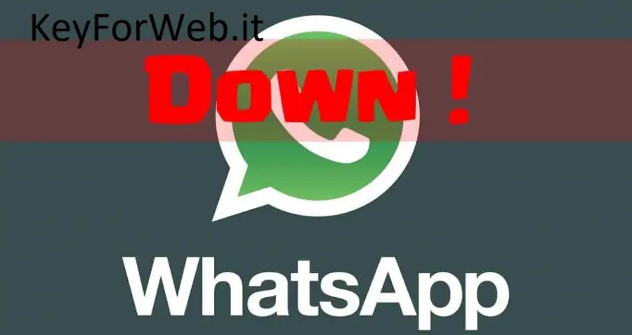WhatsApp down oggi domenica delle Palme 14 aprile 2019