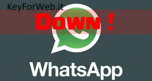 WhatsApp down oggi domenica delle Palme 14 aprile 2019