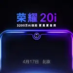 Honor 20i: data ufficiale e primo teaser
