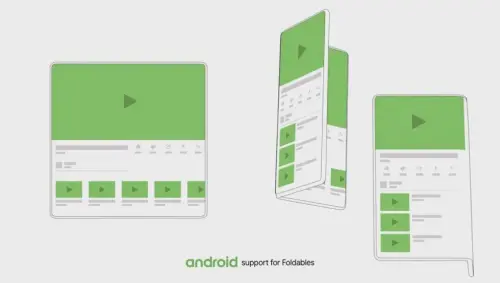 Lo smartphone pieghevole di Google dal design indefinito