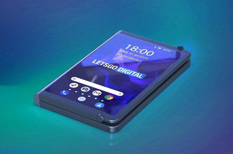 Samsung brevetta uno smartphone pieghevole da gaming