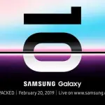 Samsung: Galaxy S10 sarà presentato il 20 Febbraio