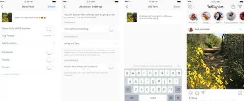 Instagram sviluppa due nuove funzioni per i non vedenti