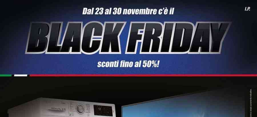 Black Friday volantino Trony, sconti fino al 50% fino al 30 novembre