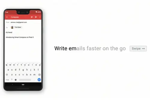 Smart Compose arriva su Gmail mobile a partire dal Pixel 3