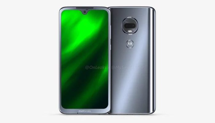 Moto G7 appare in alcuni render con notch waterdrop