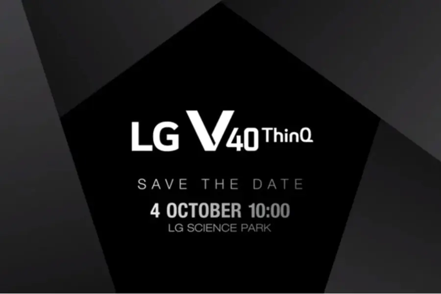 LG V40 ThinQ sarà presentato il 4 ottobre con una tripla fotocamera