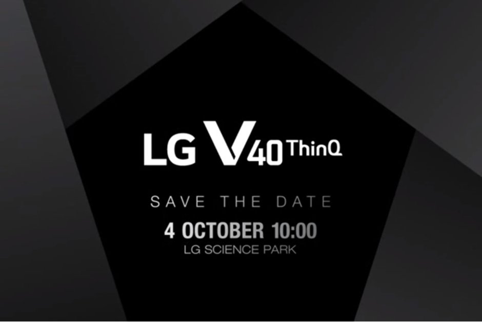 LG V40 ThinQ sarà presentato il 4 ottobre con una tripla fotocamera