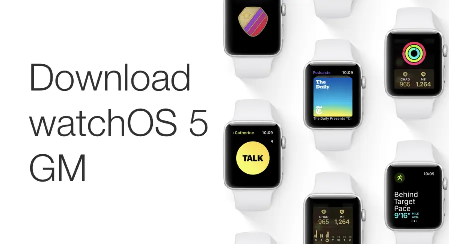 Apple WatchOS 5 confermata la sua disponibilità il 17 settembre
