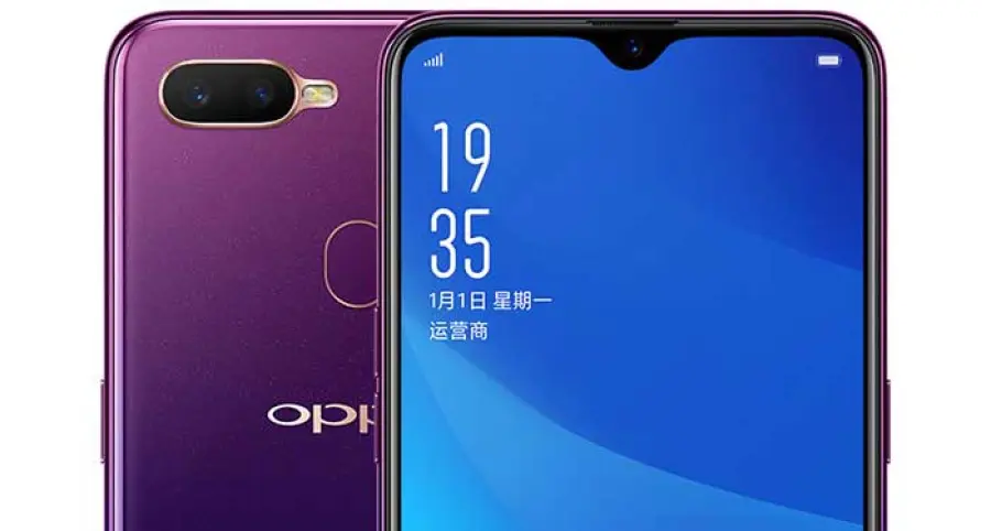 OPPO A7x annunciato un nuovo modello con notch a goccia