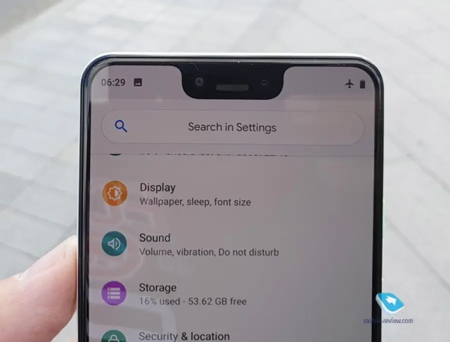 Google Pixel 3 XL, specifiche tecniche ufficiali da una recensione russa
