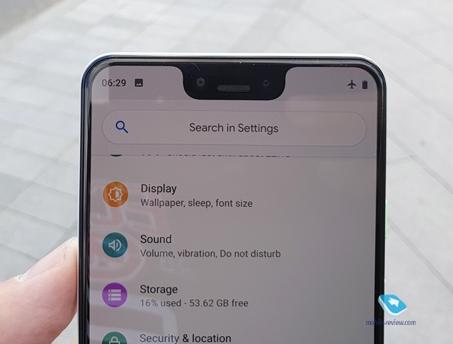 Google Pixel 3 XL, specifiche tecniche ufficiali da una recensione russa