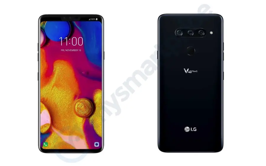 trapelano le immagini di LG V40 ThinQ: notch e tripla fotocamera posteriore
