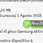 Samsung Galaxy S9 recupera terreno aggiornandosi con le patch di sicurezza di agosto 2018