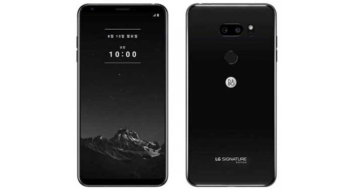LG V35 ThinQ Signature Edition svelato in Corea solo per pochi