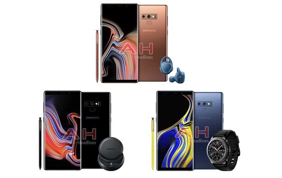 Samsung Galaxy Note 9 in bundle con Gear S3? Intanto eccolo in marrone