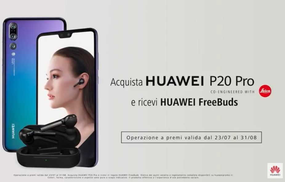 Offerta a tempo: acquista un Huawei P20 PRO o un Mate 10 PRO e ricevi un bellissimo regalo
