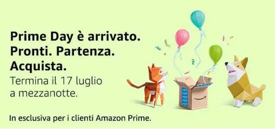 Prime Day continua fino a mezzanotte con nuove offerte ogni 5 minuti