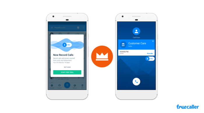 Truecaller aggiunge la registrazione chiamate su Android, ma solo per i Premium