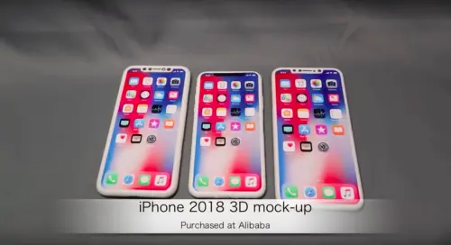 Ecco i primi mockup dei tre iPhone del 2018