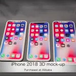 Ecco i primi mockup dei tre iPhone del 2018