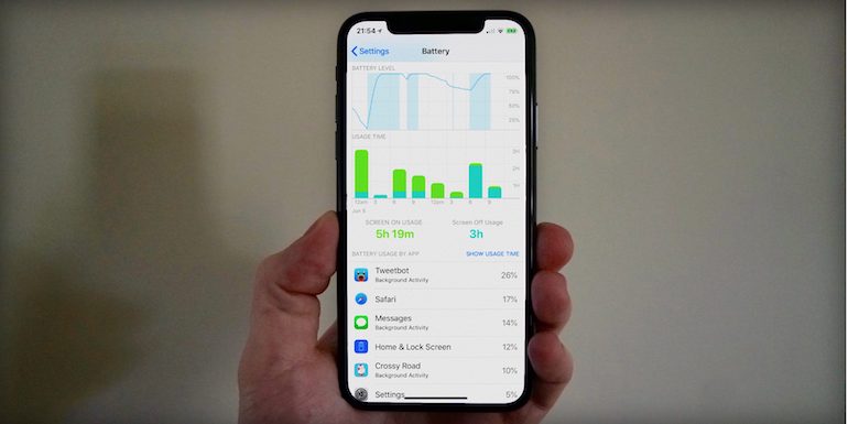 iOS 12 aggiunge nuove statistiche per analisi sul livello della batteria