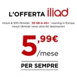 L’offerta iliad: la più generosa e la più trasparente. Cinque volte meno cara