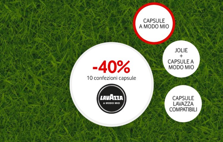 Vodafone Happy vi regala tanti sconti sui prodotti Lavazza
