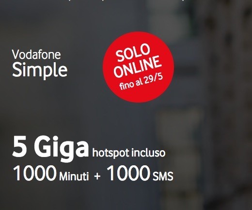Torna la Vodafone Simple: per chi fa molte telefonate e invia ancora sms