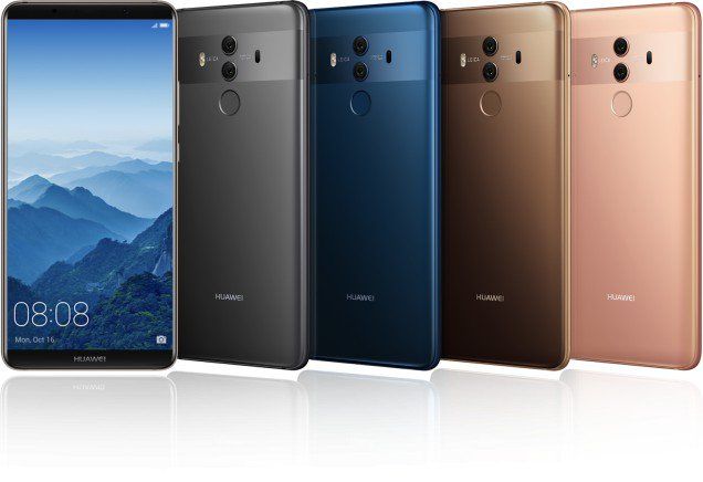 Huawei Mate 10 Pro si aggiorna con il face unlock