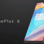 Il Notch e lo schermo di OnePlus 6 in bella mostra