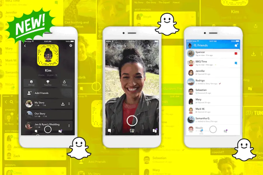 Snapchat: svelato il nuovo design dell'applicazione per iOS