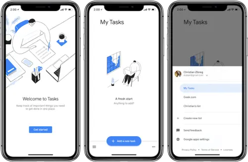 Google rilascia l'app Tasks anche su iPhone e iPad