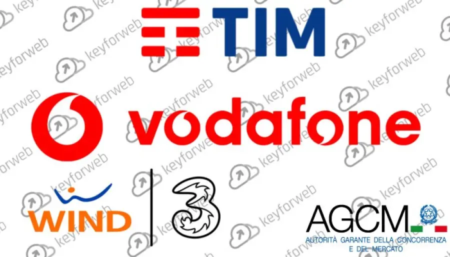 AGCM sanziona TIM, Wind, Tre e Vodafone