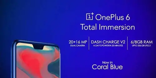 OnePlus 6, sempre più certa la colorazione Coral Blue