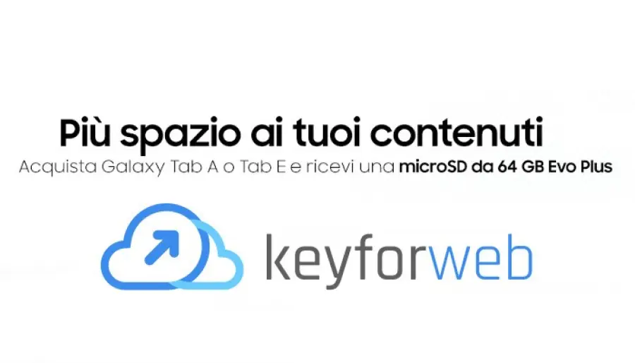 Regali Samsung, acquista un Galaxy Tab A o Tab E e ricevi una Micro SD da 64GB