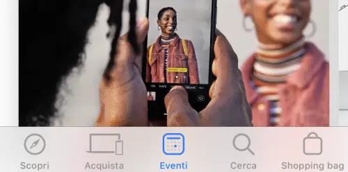 L’app Apple Store si aggiorna, arriva la sezione eventi