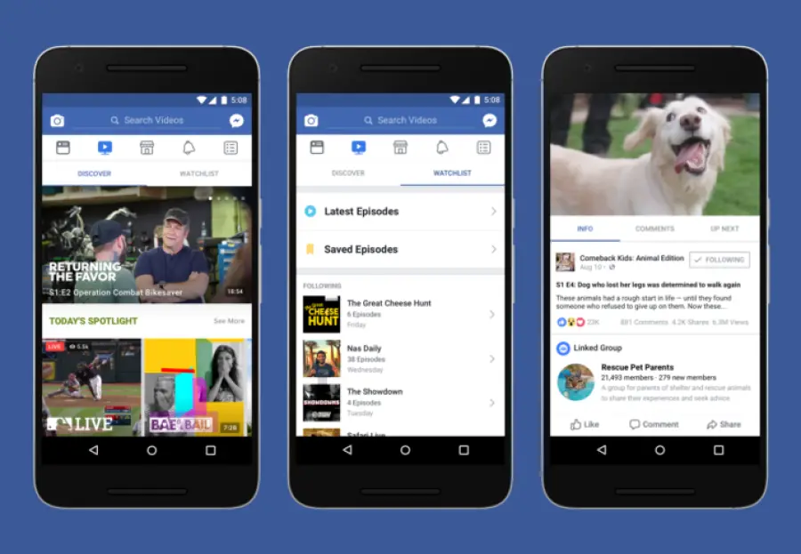 Facebook Watch potrebbe essere online questa estate