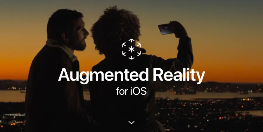 La realtà aumentata ha una sua pagina sul sito di Apple